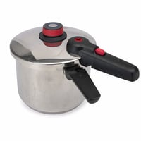 Monix Selecta rozsdamentes acél gyorsfőző 7 literes 22 cm — hibás, részben működik: letört rögzítőfül a nyélen 1