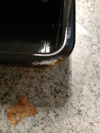 Formă de copt pâine Dr. Oetker 30 cm, oțel emailat, antiaderentă, rezistentă la căldură până la 400°C — colț deteriorat (stare: vezi a 2-a imagine) 2