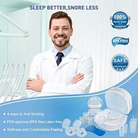 Dyroe 4 az 1-ben horkolás elleni készlet - Orrcsipesz, orrnyitó, nyelvtartó és fogvédő 7