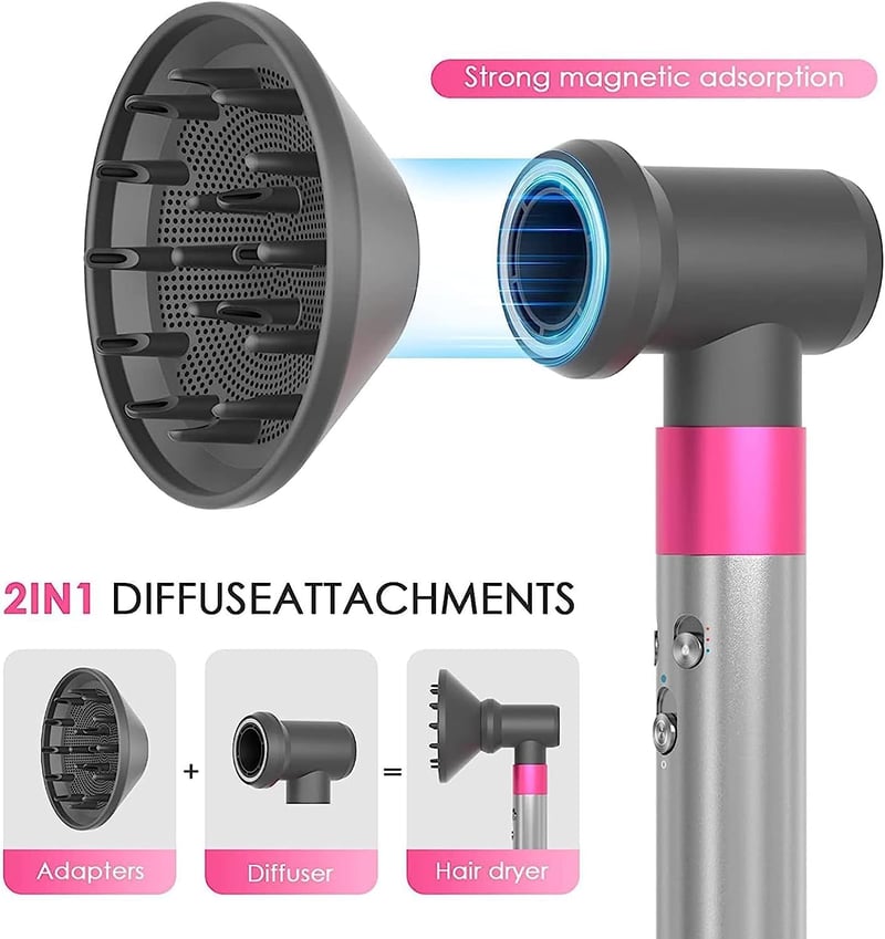 Dyson hajszárító kiegészítő szett: diffúzor, adapter és légterelő
