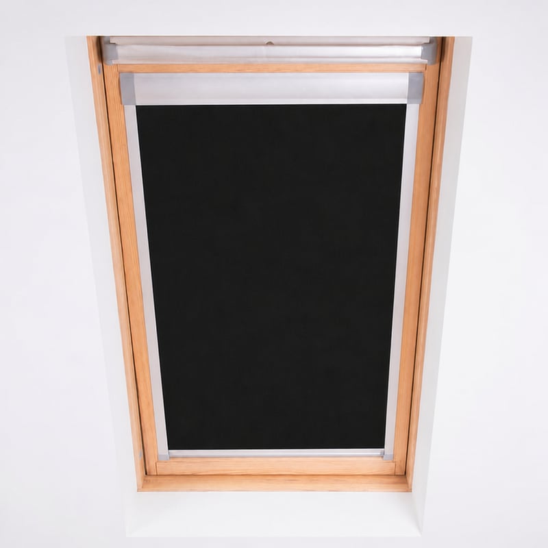 Zatemňovacia roleta Bloc Blinds Skylight Blind 2 (55/98) pre strešné okno Fakro, čierna, 94x118 cm, 1 ks