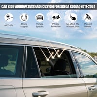 ZATOOTO Mágneses Autós Napellenző Oldalsó Ablakra - Skoda Kodiaq Modellhez - UV Védelem, Hőcsökkentő, Gyors Felszerelés 2