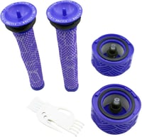 Dyson V6 kompatibilis porszívószűrő készlet - 2 elő- és 2 utószűrő 6