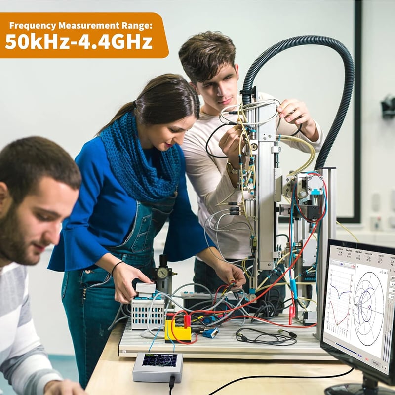 AURSINC NanoVNA V2 PLUS4 Vektoros hálózatelemző 4GHz-ig, 4" érintőképernyővel