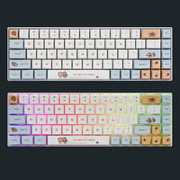 SOLIDEE PBT Vidra Mintás Gamer Billentyűzet Sapkák 60% Mechanikus Billentyűzethez 2