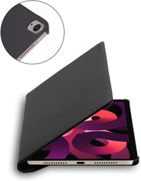 ebestStar iPad 10.9 2022 Forgatható Védőtok PU Bőr Állvánnyal Fekete 5