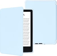 Kindle Paperwhite 2021 PU Bőr Tok - Vízálló, Automata Ébresztés 2