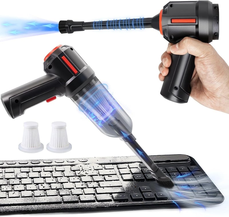 PeroBuno 3 az 1-ben Elektromos Sűrített Levegős Tisztító - PC, Billentyűzet, Autó