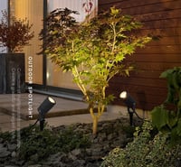 EBION Kerti Reflektorok Alumínium Házban, IP65 Vízálló Kültéri Spotlámpa GU10 Foglalattal, 35W 240V Terasz Fák Megvilágítása, 2 db 4