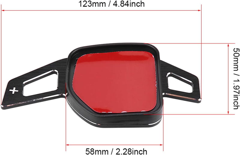 EBTOOLS Alumínium Váltófül Kormánykerék Paddle Shifter Bővítő Audi A3 S3 RS3 S4 RS4 S5 RS5 2008-2011 2 Darabos Készlet