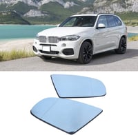 EBTOOLS Bal Oldali Tükörüveg BMW X5 E70 2008-2013 Kék Külső Visszapillantó Tükör Üveg Csere Alkatrész 7