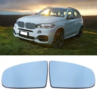 EBTOOLS Bal Oldali Tükörüveg BMW X5 E70 2008-2013 Kék Külső Visszapillantó Tükör Üveg Csere Alkatrész 4