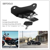 EBTOOLS Motoros Sisak Zár Alumínium 2 Kulccsal Indian Scout Bobber Sixty 2015-2018 Lopásvédelem Swing Bag Akasztó 2