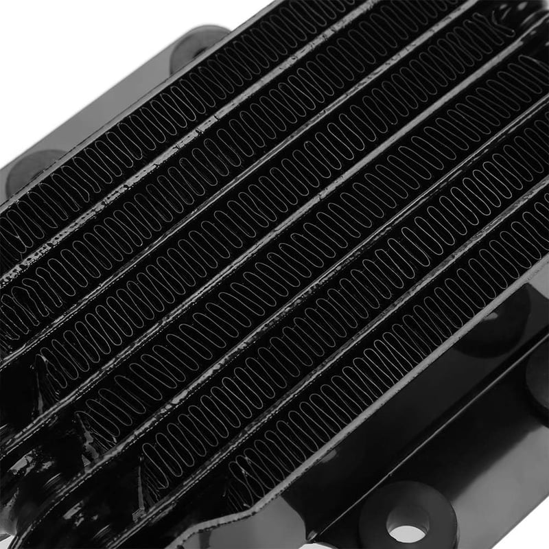 EBTOOLS Olajhűtő 85ml Motorkerékpár Quad ATV 100-250cc Fekete