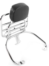 EBTOOLS Primavera 50 125 150 250 300 GTS csomagtartó ezüst párnázott háttámlával 3
