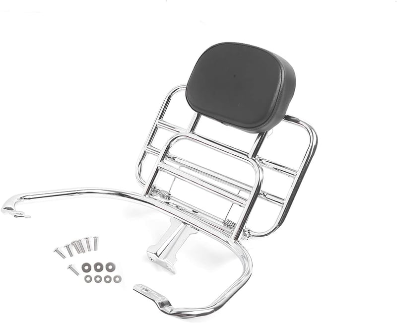 EBTOOLS Primavera 50 125 150 250 300 GTS csomagtartó ezüst párnázott háttámlával