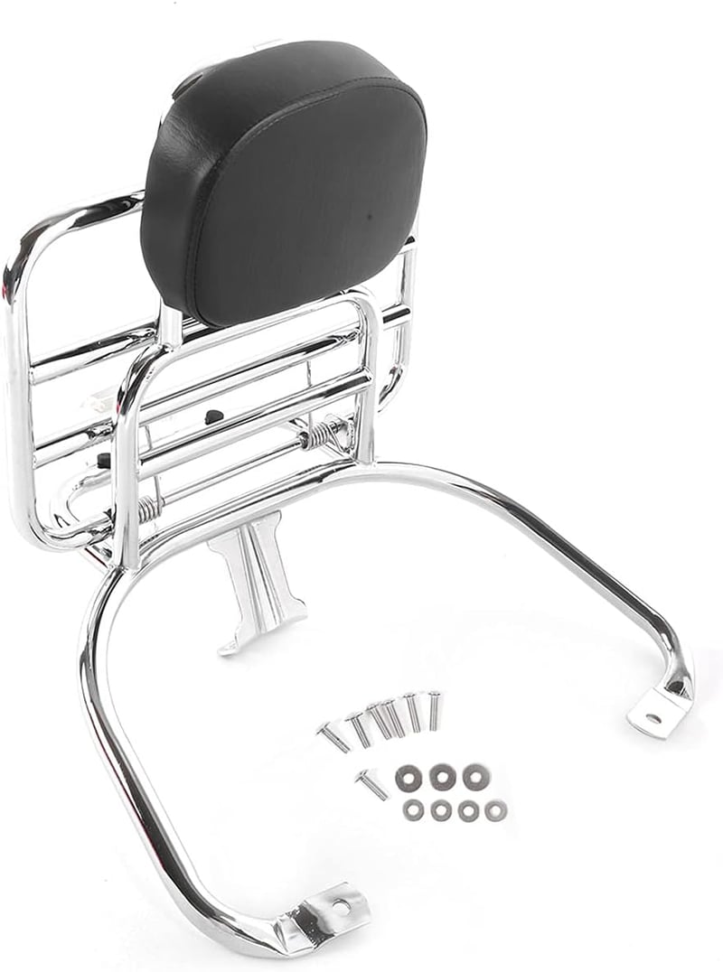 EBTOOLS Primavera 50 125 150 250 300 GTS csomagtartó ezüst párnázott háttámlával