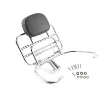 EBTOOLS Primavera 50 125 150 250 300 GTS csomagtartó ezüst párnázott háttámlával 7