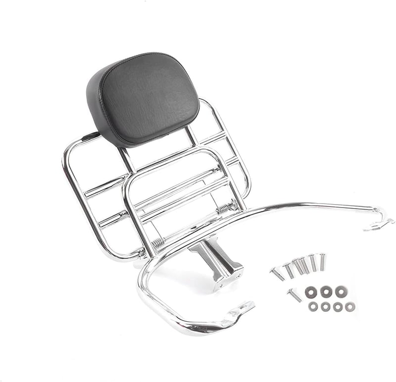 EBTOOLS Primavera 50 125 150 250 300 GTS csomagtartó ezüst párnázott háttámlával