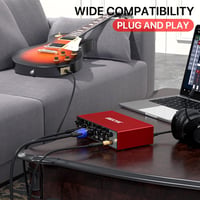 EBXYA USB Audio Interface 24-bit/192kHz Hangkártya PC Mac Telefonhoz MIC XLR Line Bemenetekkel Felvételhez Streaming Podcast 3