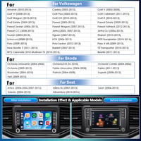 VW Golf, Polo, Passat Android 13 autórádió 7" érintőképernyővel, CarPlay, GPS, kamerával 7