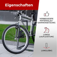 Fincci 26 x 1.95 Slick Kerékpár Gumi Szett Schräder Szelepes Belsőkkel, 3mm Defektvédelemmel - Városi, Országúti, MTB és Hibrid Biciklikhez 6