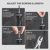 Profi Speed Rope ugrálókötél állítható acélkábellel és edzés e-könyvvel 5