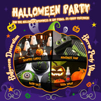 Salubrito Halloween Illóolaj Készlet - 6 Őszi Aroma Diffúzorba: Tökös Süti, Fűszeres Almabor, Karamellás Alma, Csemege Kukorica, Boszorkány  6