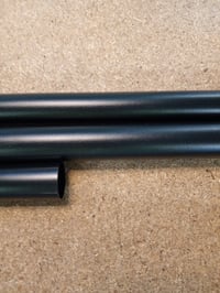 LOBUX Čierna teleskopická záclonová tyč bez vŕtania 110-250 cm, Ø 32 mm, výsuvná tyč na sprchový záves, na oblečenie, na sieť pre mačky, upínacia tyč 3