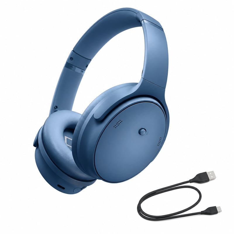 Căști Bluetooth cu anulare a zgomotului Bose QuietComfort — defecte, pentru piese: difuzoare care distorsionează pe frecvențele joase (stare: vezi a 2-a poză)