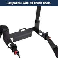 Univerzális ISOFIX Gyerekülés Rögzítő Konzol – JHKLS Autós Biztonsági Készlet, Acél Üléscsatlakozó Személyautókhoz, SUV-okhoz, MPV-khez – 321×144×70/80 mm 2