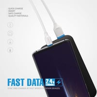 Rövid 20 cm-es NEWTOP USB-A - Micro USB töltőkábel 4