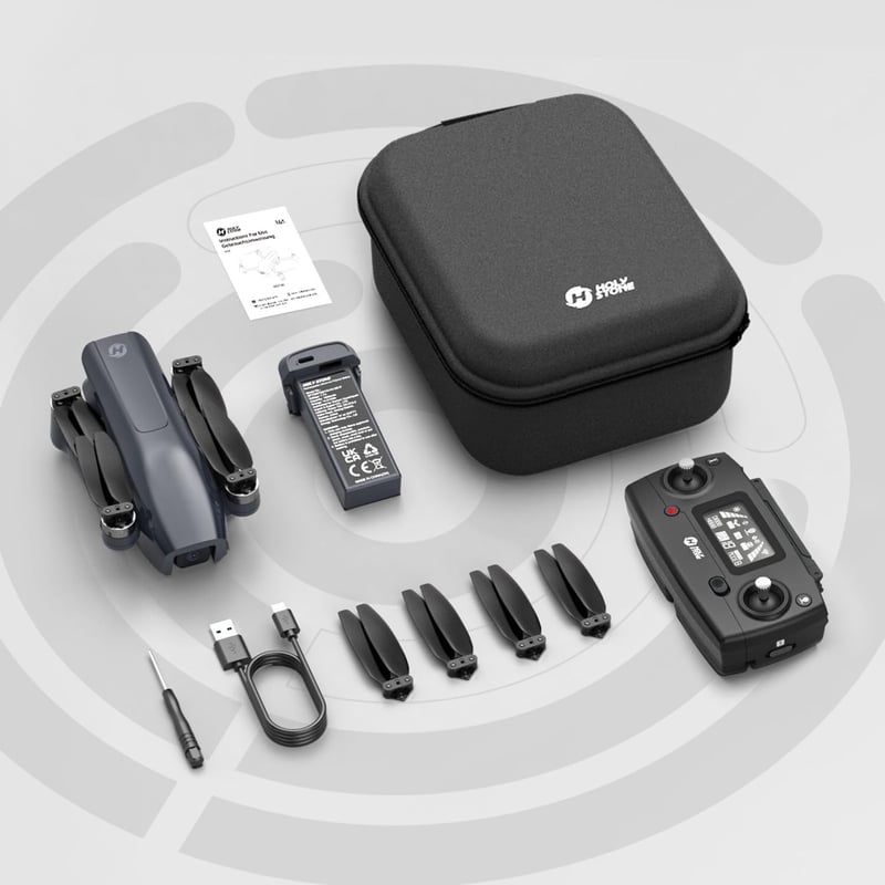 Holy Stone HS710 4K Kamerás Drón Felnőtteknek - GPS, 5G WiFi, Összecsukható Quadcopter Kezdőknek, Optikai Pozícionálás, Automatikus Hazatéré
