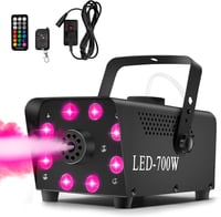 Katomi 700W RGB LED ködgép, 13 színű effekttel, távirányítóval - Partikra, Halloween-re 1