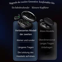 ESSONIO Bluetooth Alvó Fülhallgató - Ultrakönnyű 2g Fekete Füldugó Mikrofonnal, IPX5 Vízálló, 7 Órás Üzemidő, Oldalt Alvóknak 6