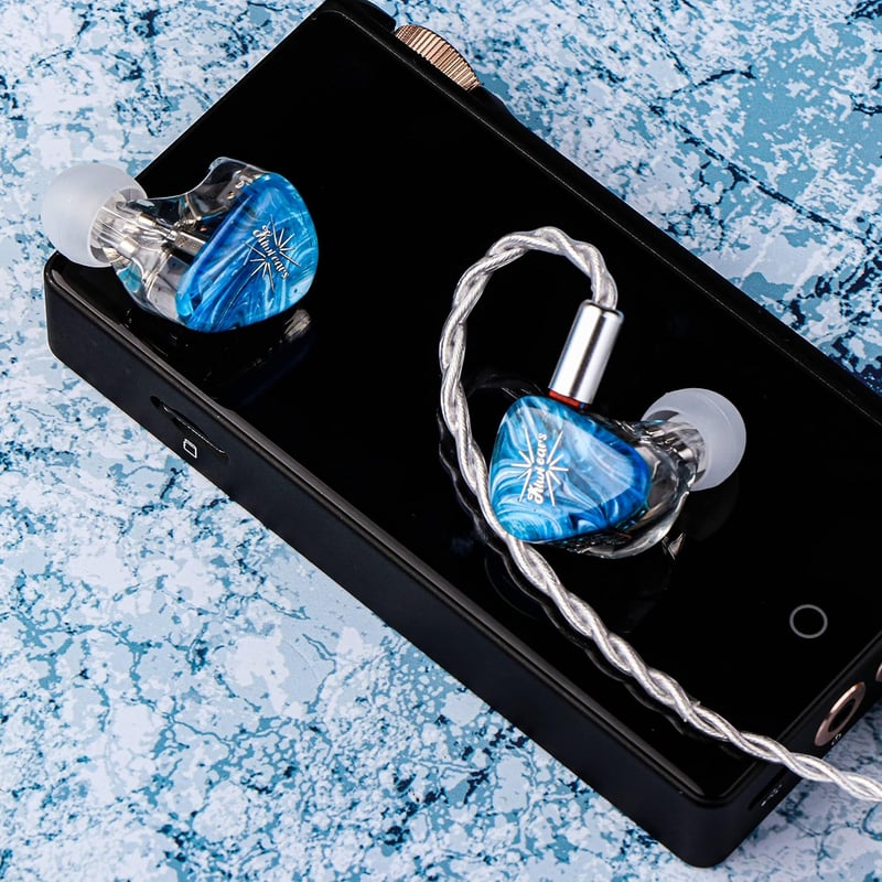 Kiwi Ears Orchestra Lite Kék 8BA Fülmonitor IEM Leválasztható OFC Kábellel