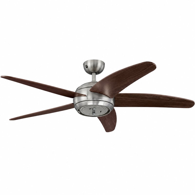 Stropný ventilátor Westinghouse Bendan so svetlom, 132 cm, 5 lopatiek – chybný, na náhradné diely: Hlavná jednotka nefunguje (stav: pozri 2. obrázok)