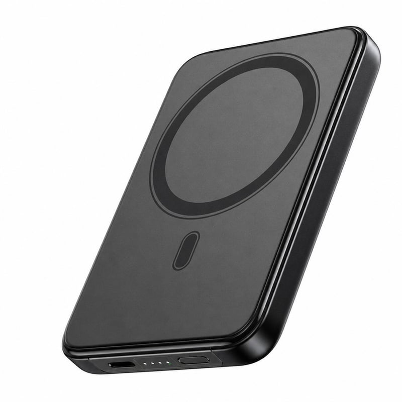 Magnetická powerbanka ADDTOP 10000 mAh pre iPhone, kompatibilná s MagSafe, bez kábla – USB nabíjací kábel nie je súčasťou balenia (stav: pozri 2. obrázok)