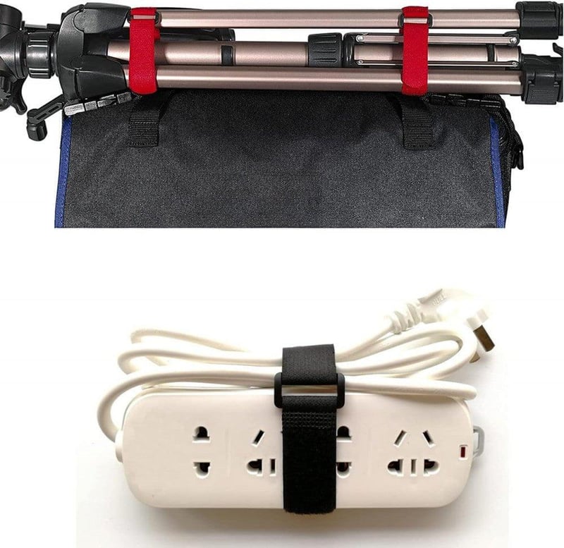 Állítható kerékpár rögzítőszíj szett - 12 db, 20-30 cm