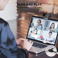 Széles látószögű Full HD webkamera mikrofonnal és takaróval, állvánnyal - PC, laptop 7