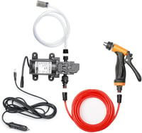 Pindex 100W 12V vízszivattyú szórópisztollyal - lakóautó, kemping, hajó, autómosás 1