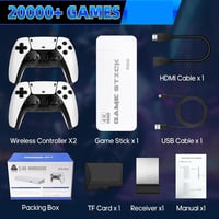 NOBES 2025 Retro Játékkonzol – 22.000+ Klasszikus Játék, 2 Vezeték Nélküli Kontrollerrel, HDMI Plug & Play, Ultra Pro 6