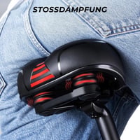 YOUNGDO ergonomikus gél kerékpár nyereg, lélegző férfi női bicikli nyereg - red 9