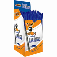Guľôčkové pero BIC Cristal Large modré, hrúbka hrotu 1,6 mm, balenie 47 ks 1