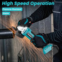 Ecarke akkumulátoros sarokcsiszoló Makita 18V-hoz, 900W kefe nélküli, 125 mm tárcsa (akku és töltő nélkül) 2