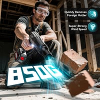 Ecarke Akkumulátoros Levegőfúvó 2×4000mAh Turbo Brushless Motor 80000RPM 2