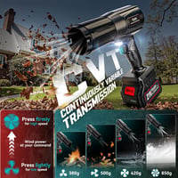 Ecarke Akkumulátoros Levegőfúvó 2×4000mAh Turbo Brushless Motor 80000RPM 4