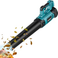 Ecarke Akkumulátoros Lombfúvó Makita 18V-hoz - 500CFM Kefe Nélküli, 150MPH, 6 Sebességfokozat, Rögzítőgombbal, Kerti Munkákhoz (Akkumulátor  1