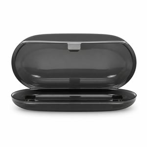 JBL Soundgear Clips nyitott fülhallgató töltőtok, Ghost Black színben, SonicArc dizájn, IP54 vízálló