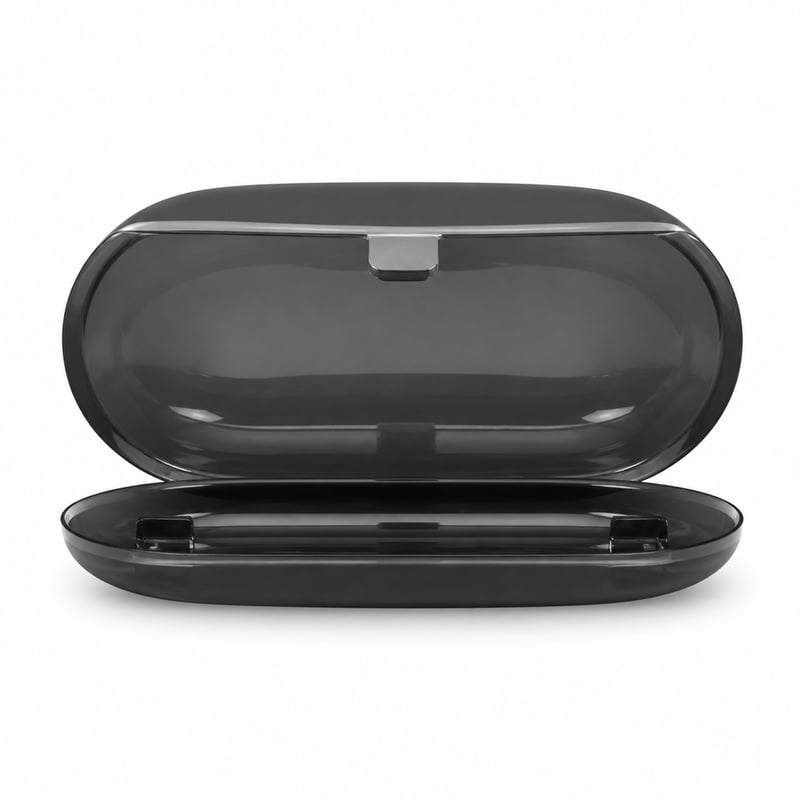 JBL Soundgear Clips nyitott fülhallgató töltőtok, Ghost Black színben, SonicArc dizájn, IP54 vízálló